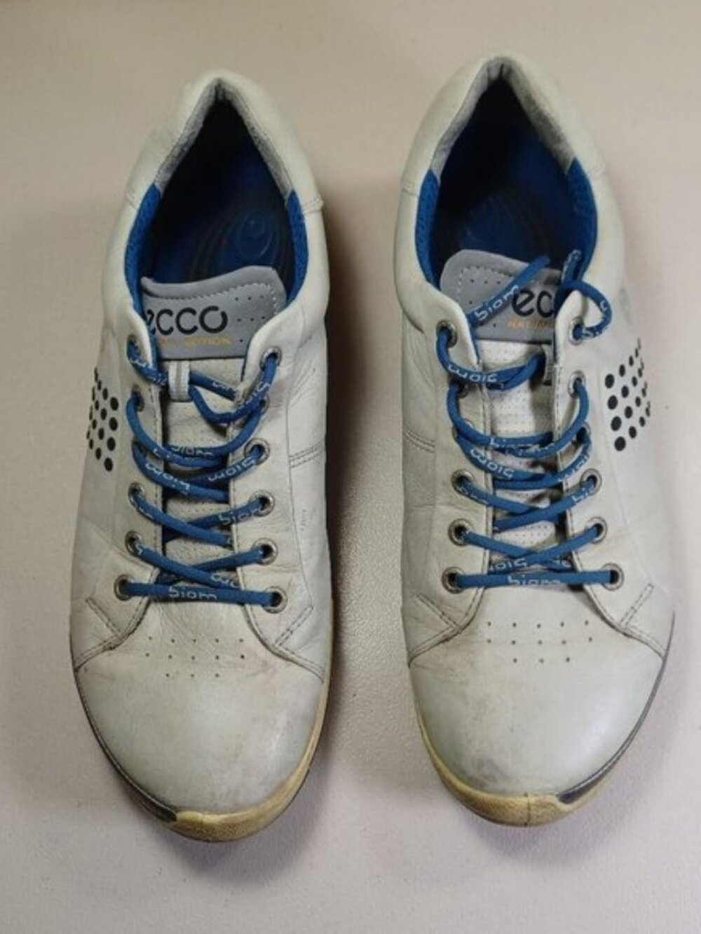ECCO mens 2tone gray Yak BIOM golf shoes 10 M 43